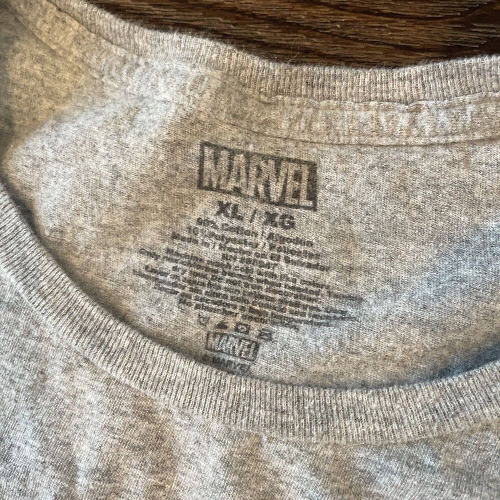 Marvel Comics Collage of Superheroes AVENGERS T-Shirt Gray Men's Sz XL - Picture 3 of 6